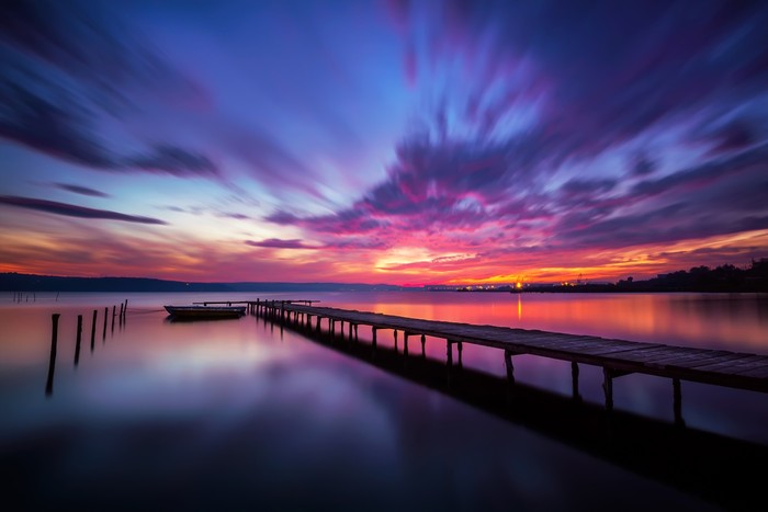 Violet sunset