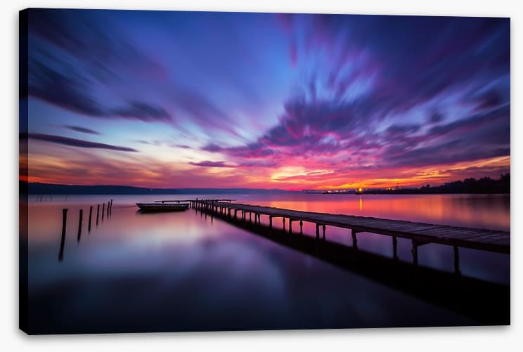 Violet sunset