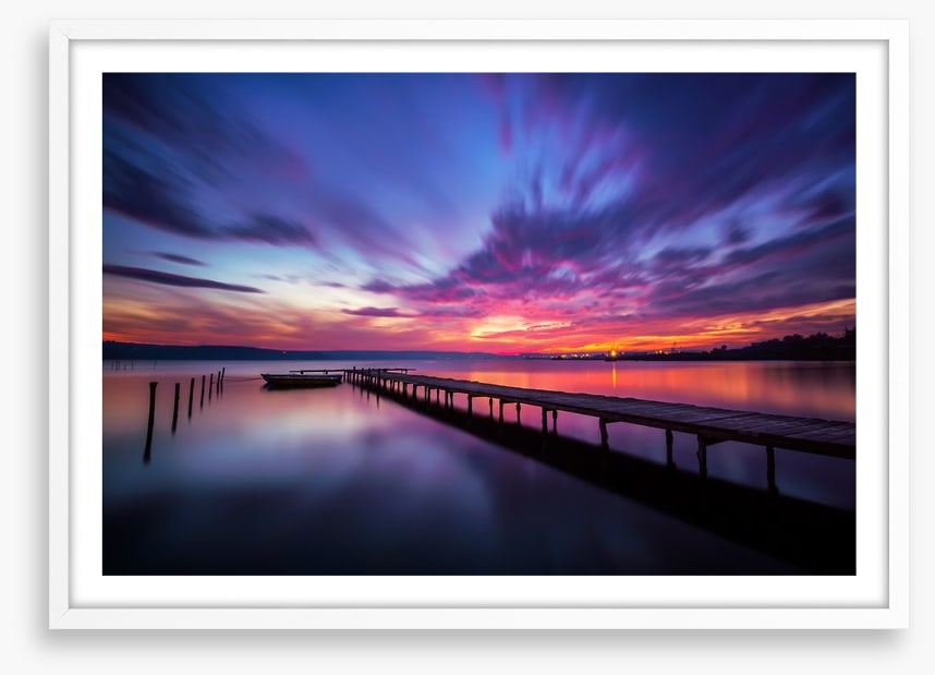Violet sunset
