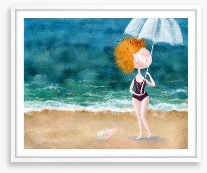 Raindrops on the beach
