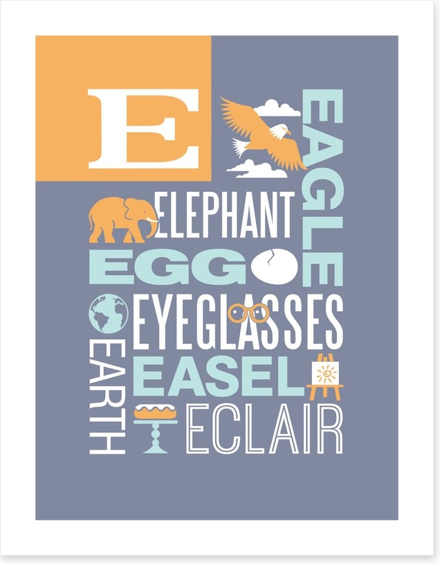 E is for eagle
