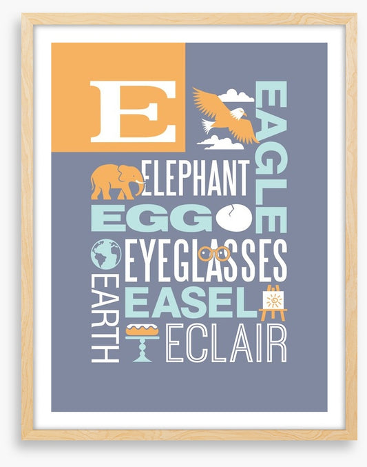 E is for eagle