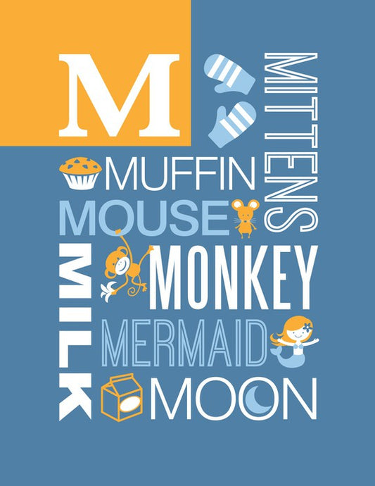 M is for monkey