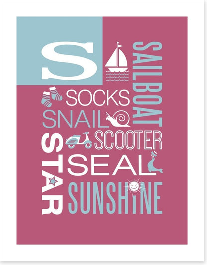 S is for sailboat