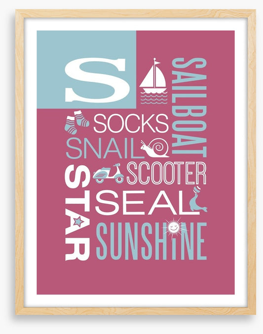 S is for sailboat