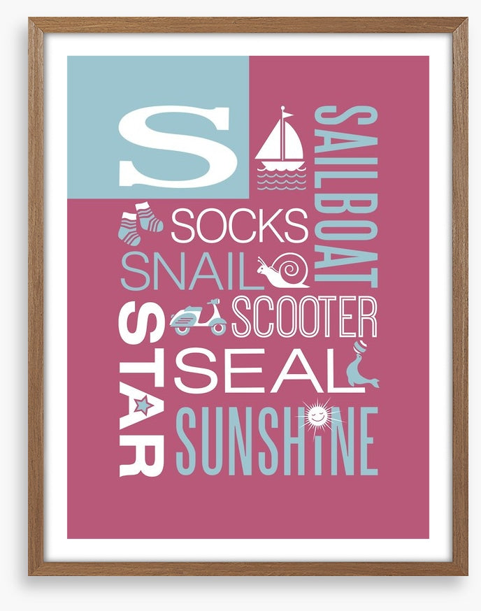 S is for sailboat