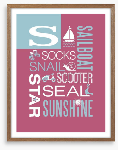 S is for sailboat