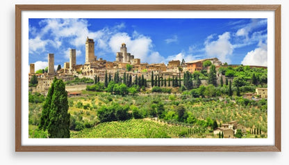 San Gimignano panorama, Italy