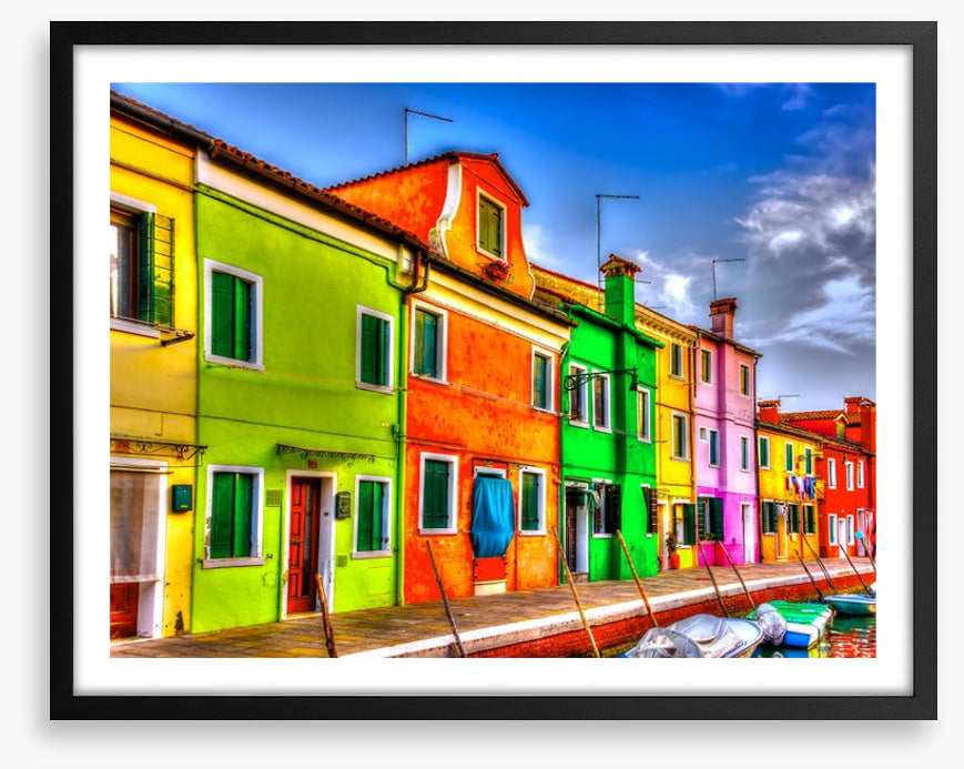 Burano island rainbow