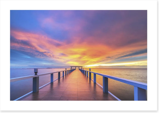 Sunrise over the jetty