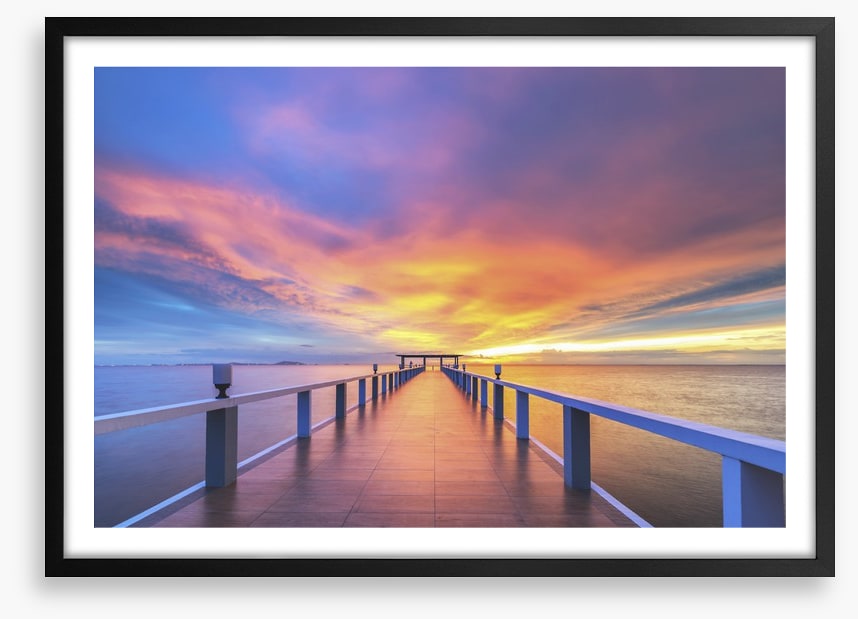 Sunrise over the jetty