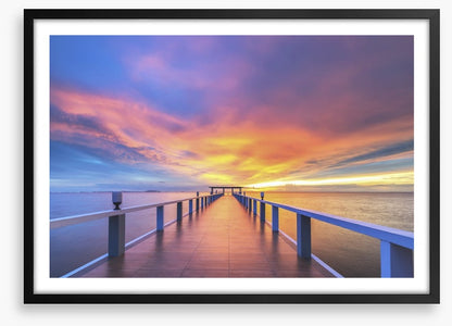 Sunrise over the jetty