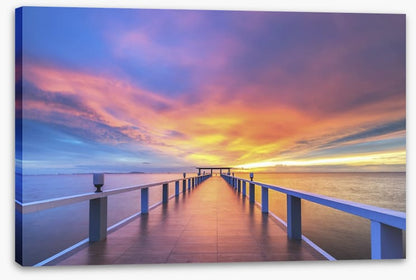 Sunrise over the jetty