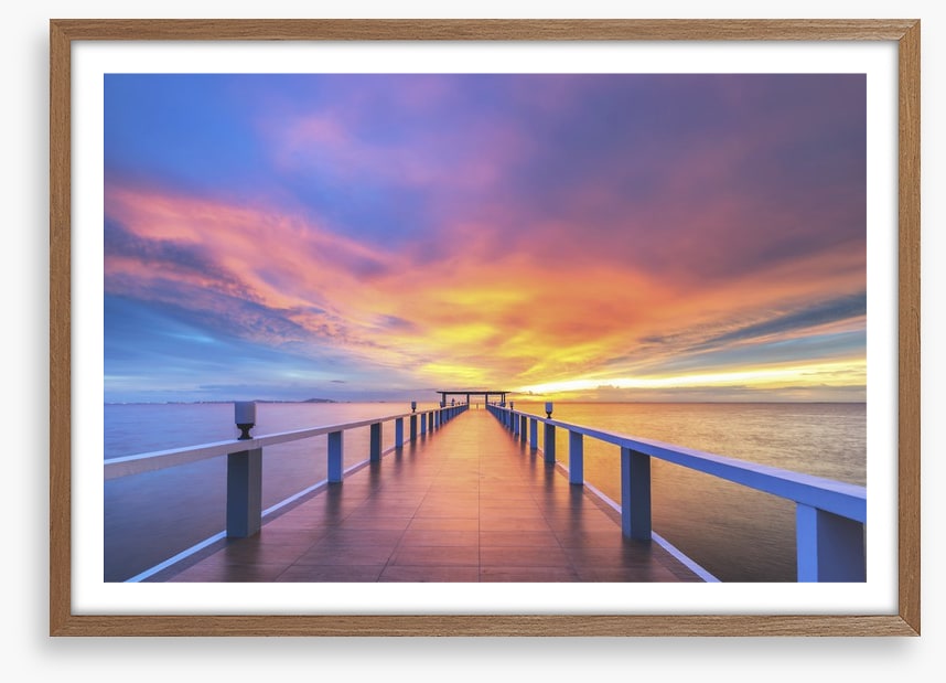 Sunrise over the jetty