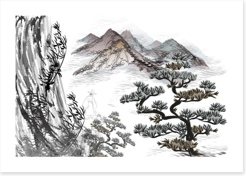 Above the misty mountains