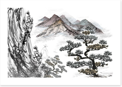 Above the misty mountains