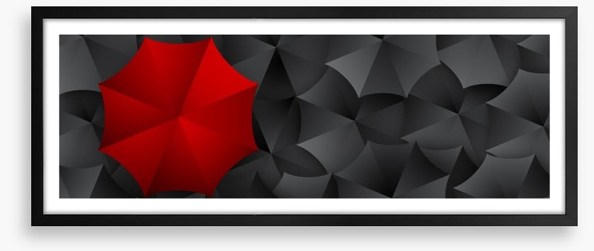 Umbrella in red