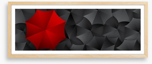 Umbrella in red