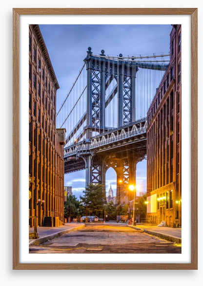 Below the bridge