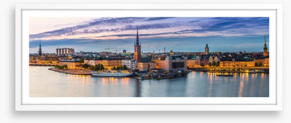 Stockholm dusk panorama