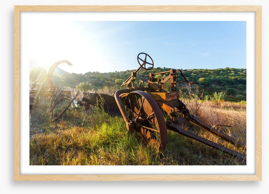 Sunrise on the abandoned farm