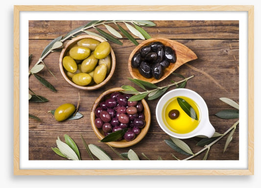 Olives and oil