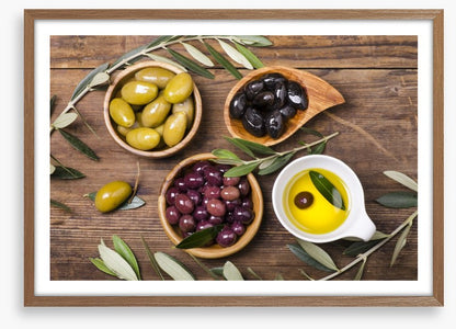 Olives and oil
