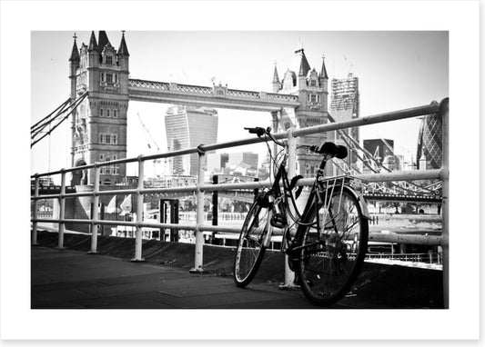 Bicycle by the Thames