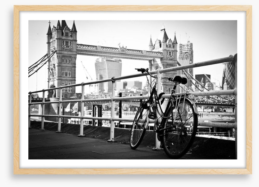 Bicycle by the Thames