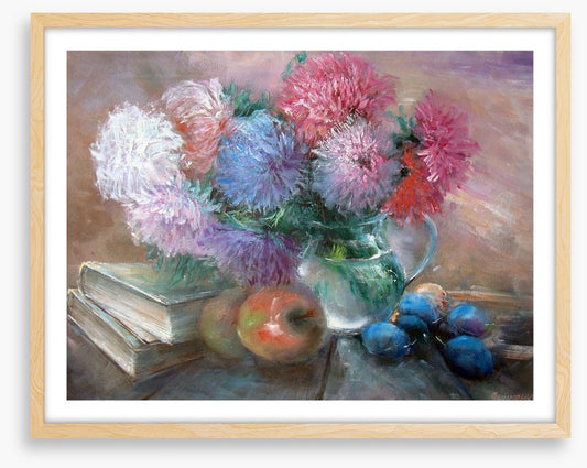 Fresh fruit and flowers