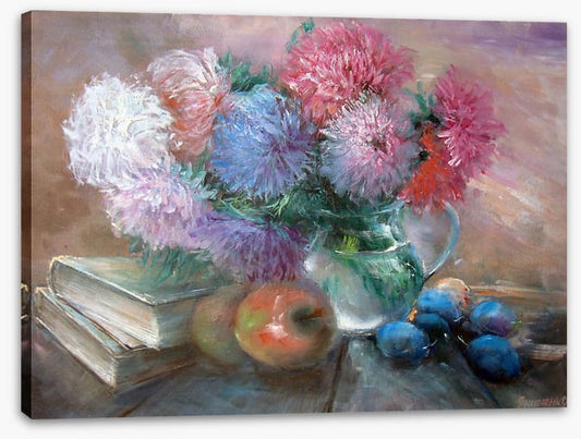 Fresh fruit and flowers