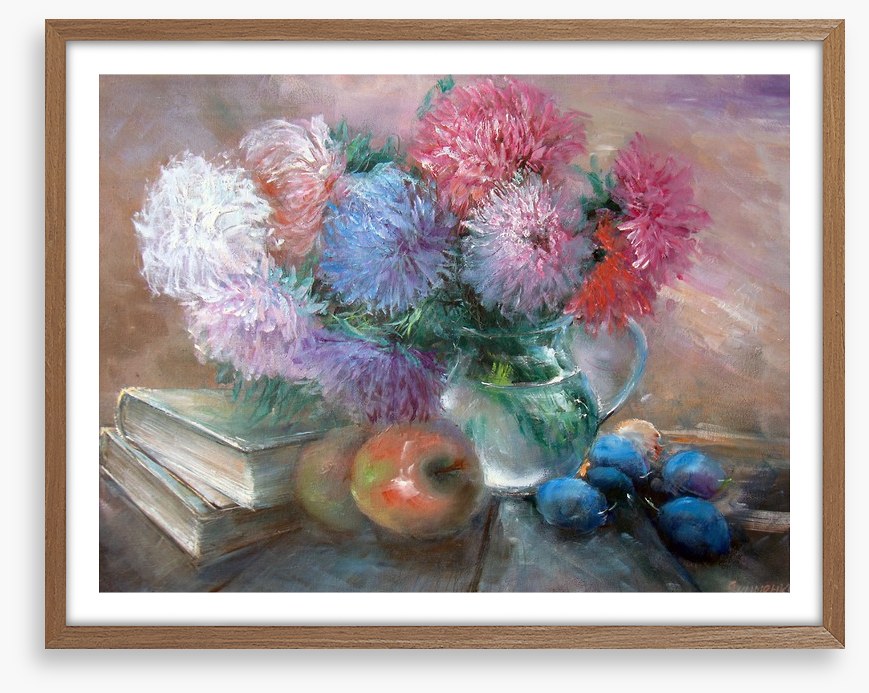 Fresh fruit and flowers