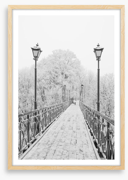 Lovers Bridge in winter
