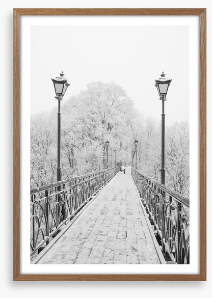 Lovers Bridge in winter