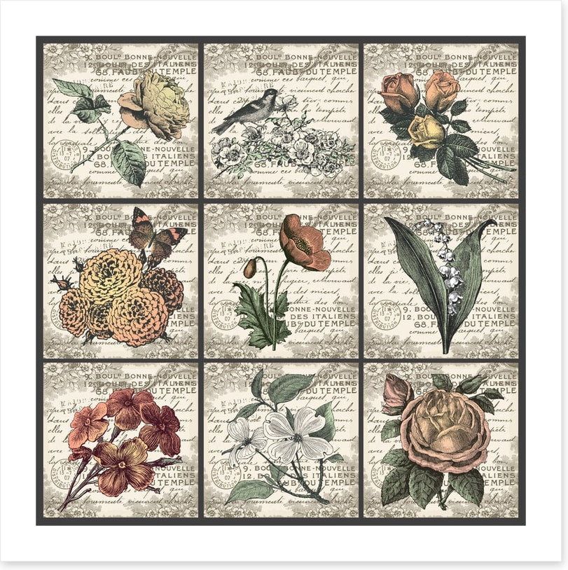 Fleurs antiques