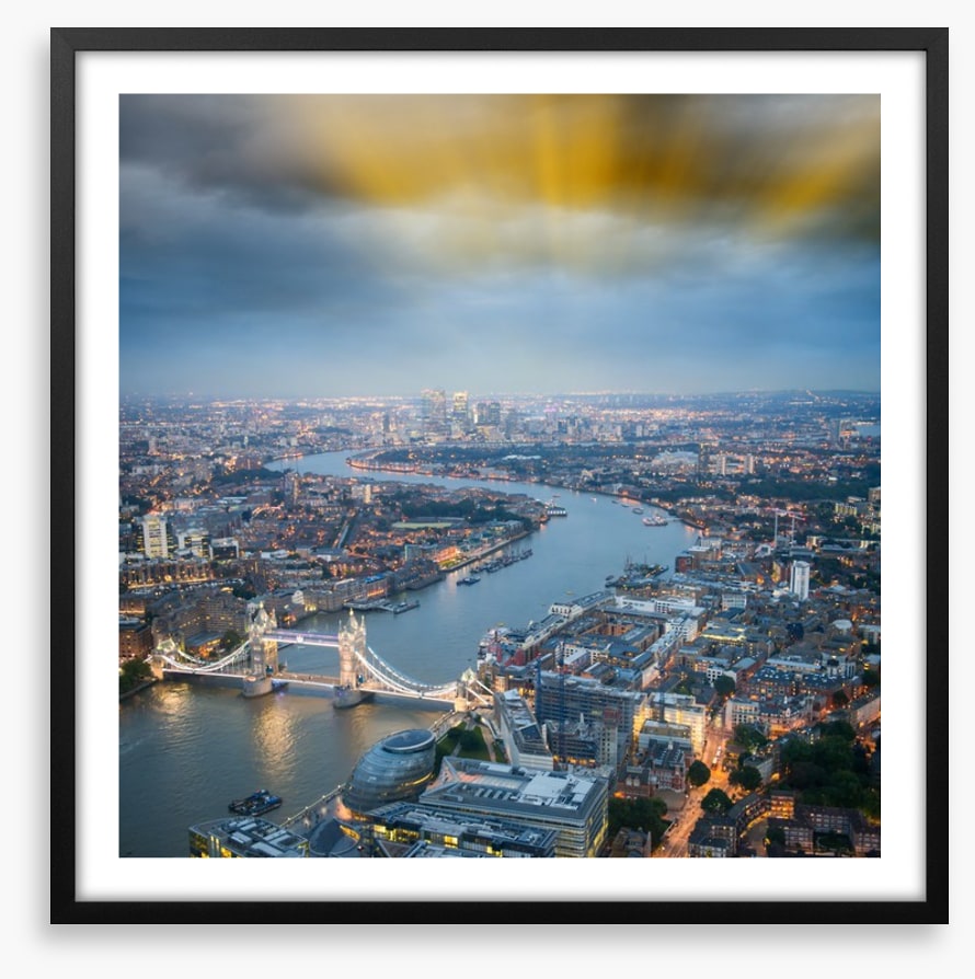 Last rays over London