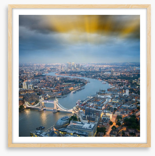 Last rays over London