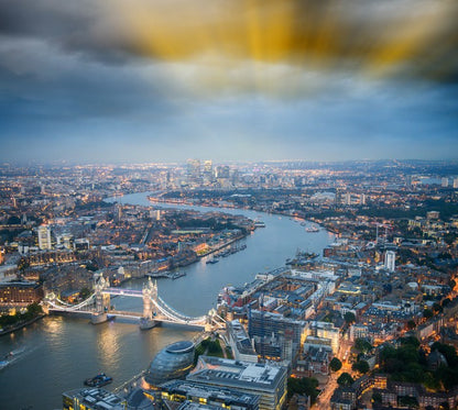 Last rays over London