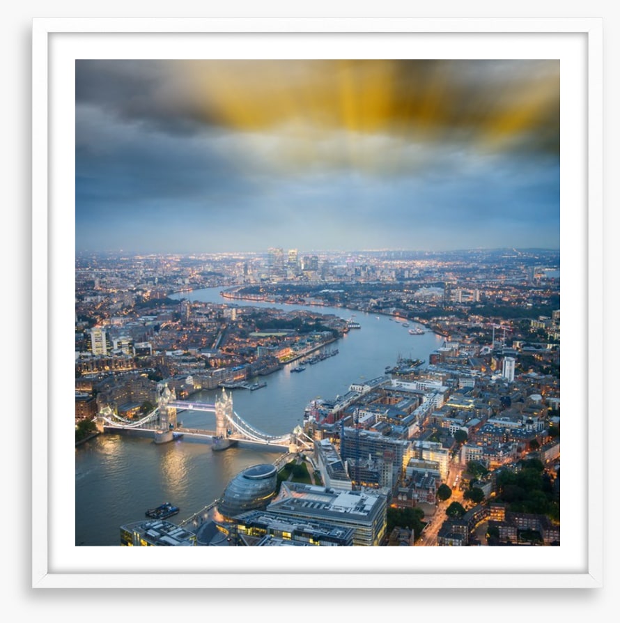 Last rays over London