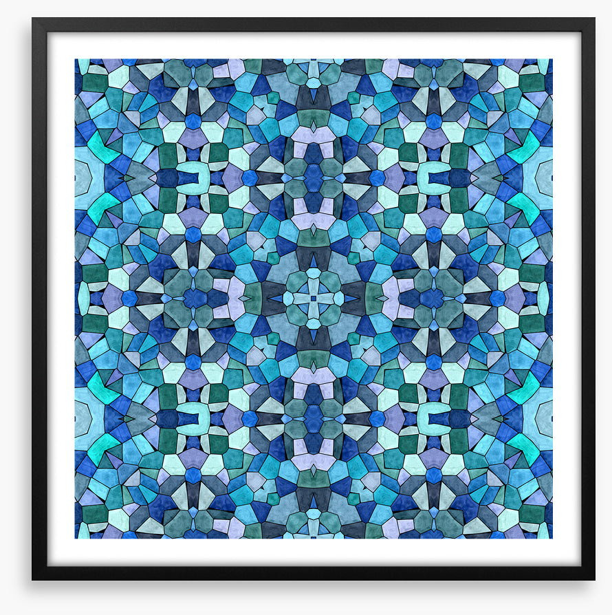 Ocean blues mosaic