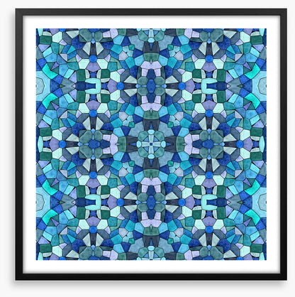 Ocean blues mosaic