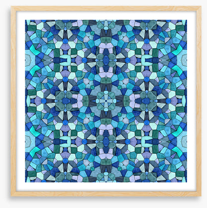 Ocean blues mosaic