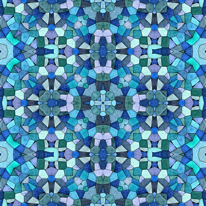 Ocean blues mosaic