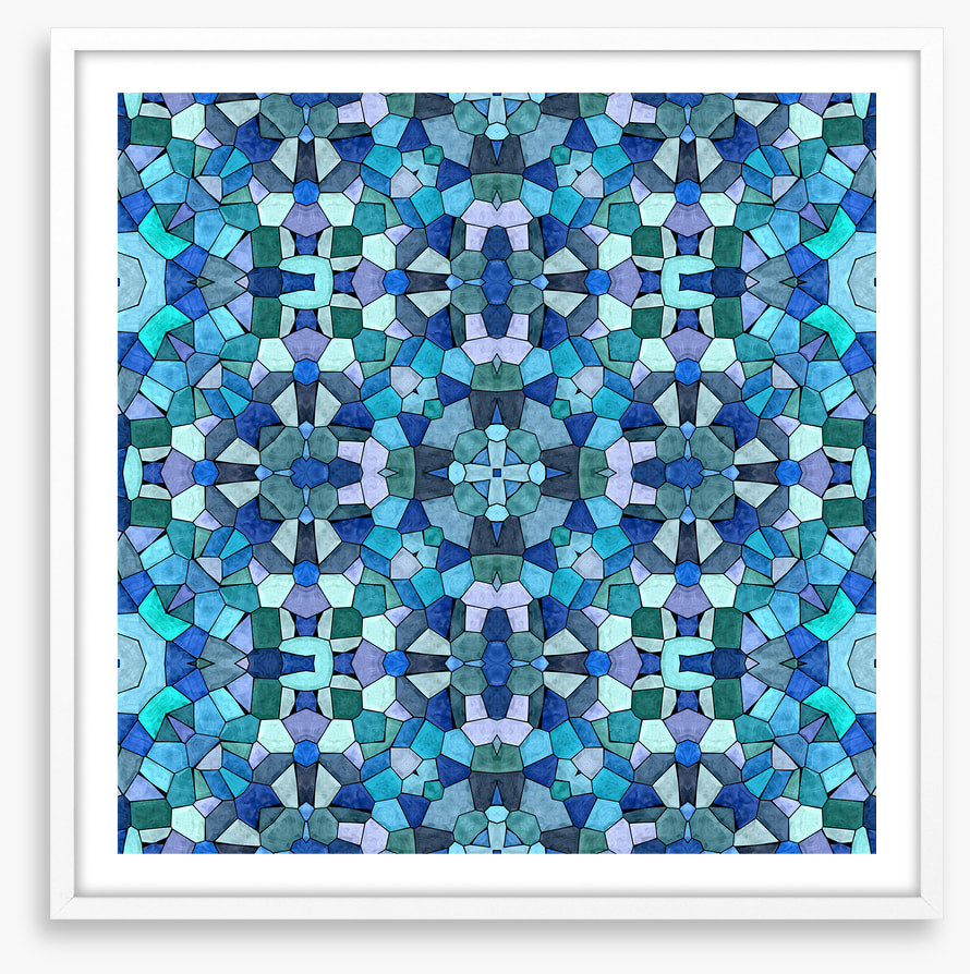 Ocean blues mosaic