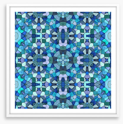 Ocean blues mosaic