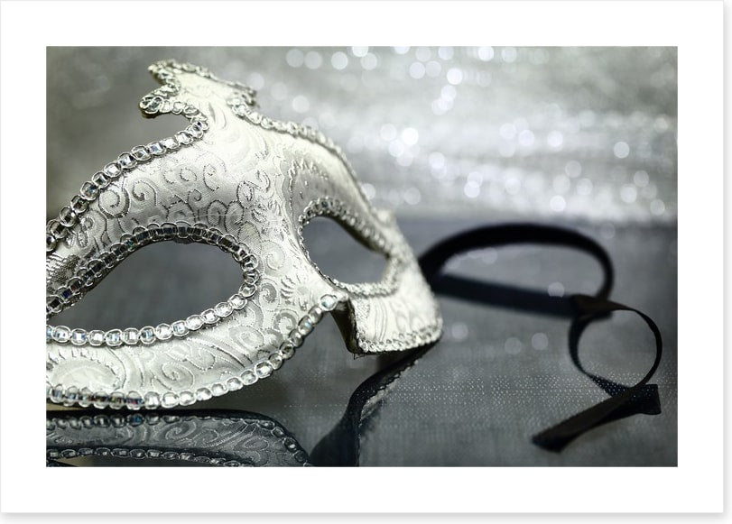Vintage carnival mask