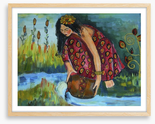 Girl by the river
