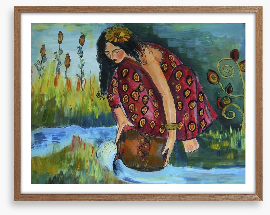 Girl by the river