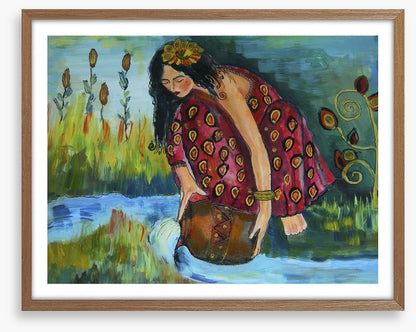 Girl by the river