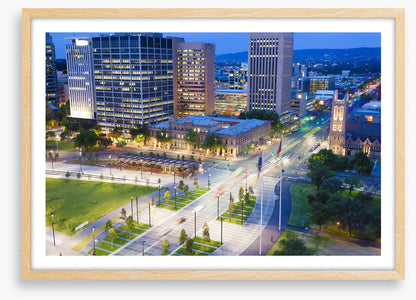 Adelaide city twilight